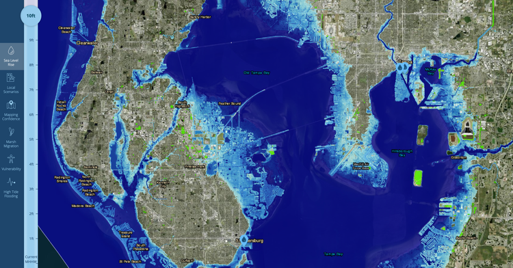 Hurricanes, climate havens, and tethered bottle caps